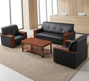 Office Sofa : 5-Seater Executive Waiting Room Sofa