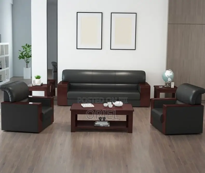 Office Sofa : 5-Seater Executive Waiting Room Sofa