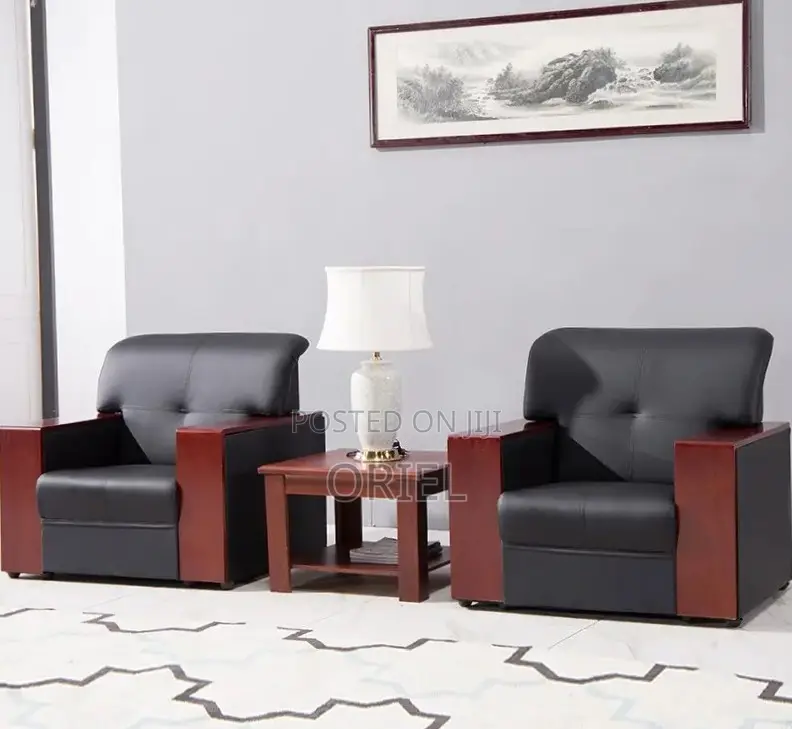 Office Sofa : 5-Seater Executive Waiting Room Sofa