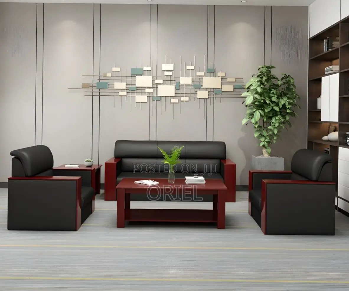 Office Sofa : 5-Seater Executive Waiting Room Sofa