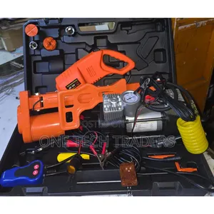 Electric Car Jack With 2 Air Compressor Cylinder
