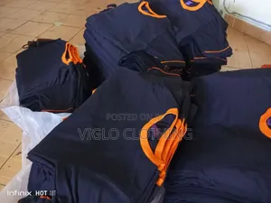 Black Orange Imported Round Necks