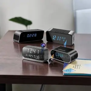 Smart WiFi Live View Recorder Alarm Table Clock Hidden Spy Camera