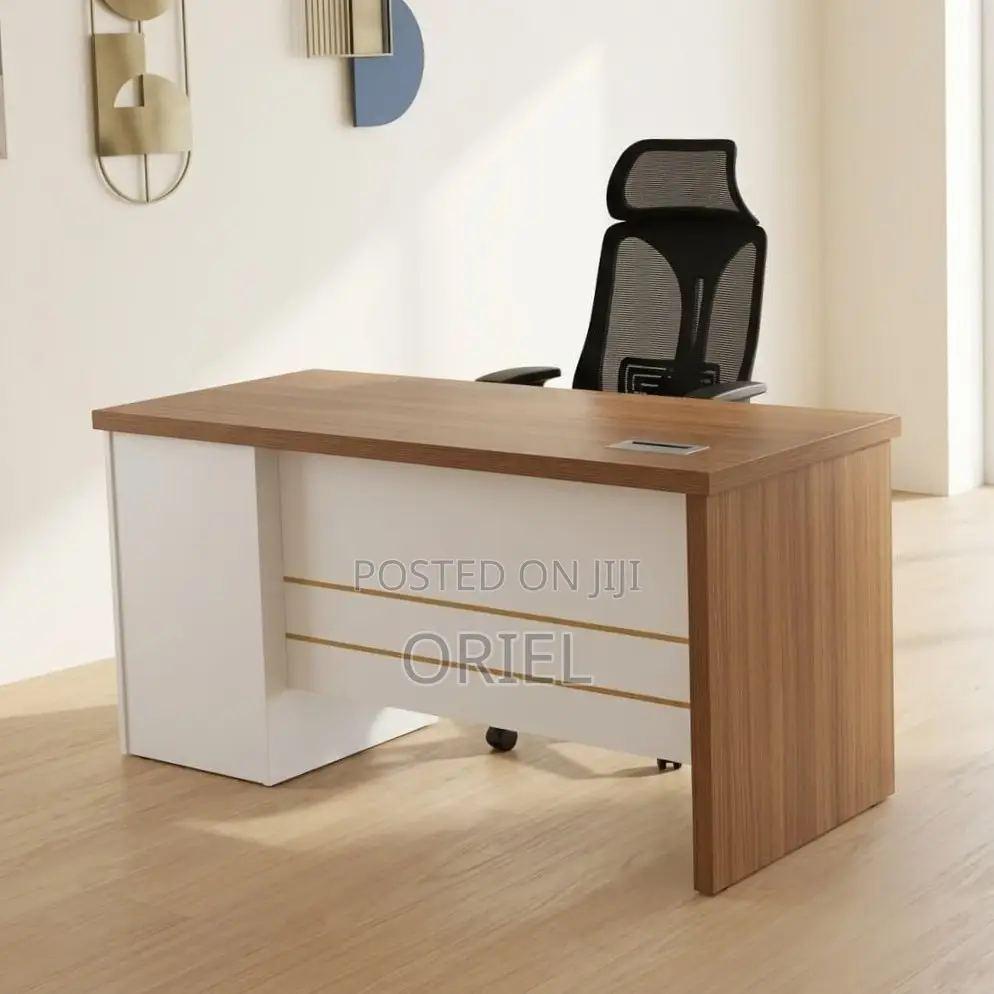Office Desk : 1.4M Modern Office Desk With Storage