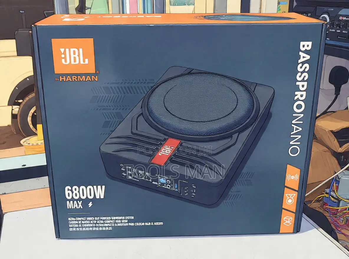 JBL Active Underseat Car Subwoofer 6800W Bass-Pro Nano.Powered Woofer