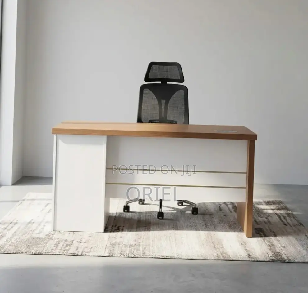 Office Desk : 1.4M Modern Office Desk With Storage