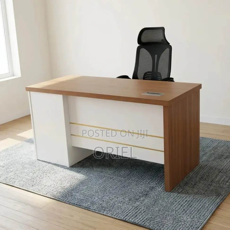 Office Desk : 1.4M Modern Office Desk With Storage