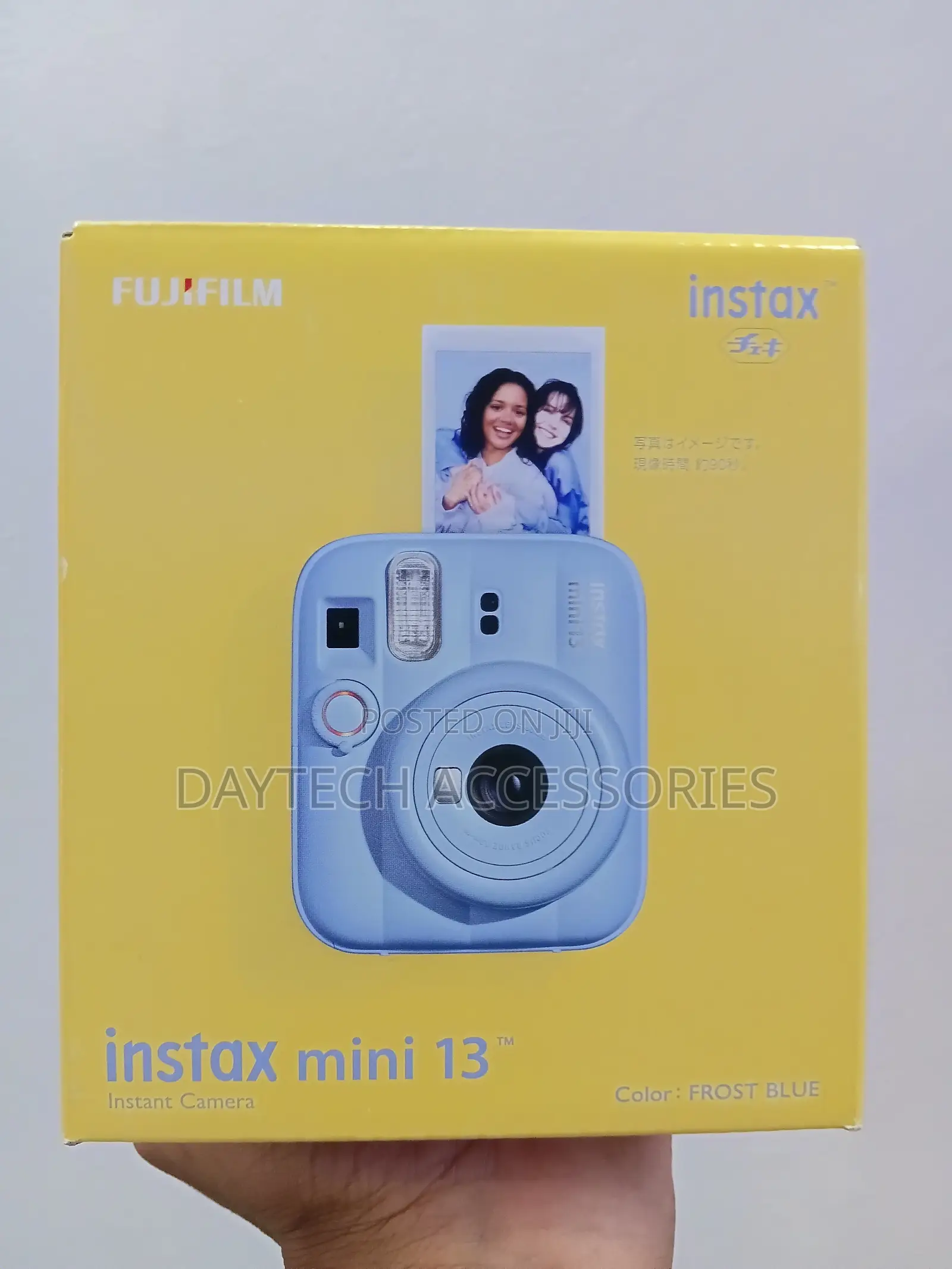 Fujifilm INSTAX Mini 13 Instant Camera in the Frost Blue Color.