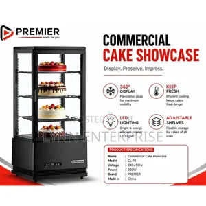Premier Commercial Cake Display/Showcase With Lightings