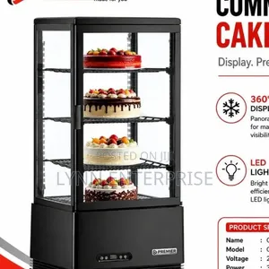 Premier Commercial Cake Display/Showcase With Lightings