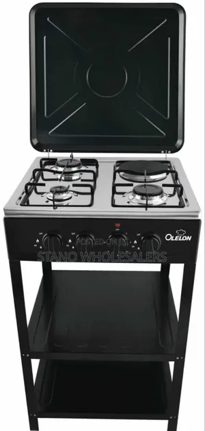 Olelon 3+1 Standing Cooker With Shelves