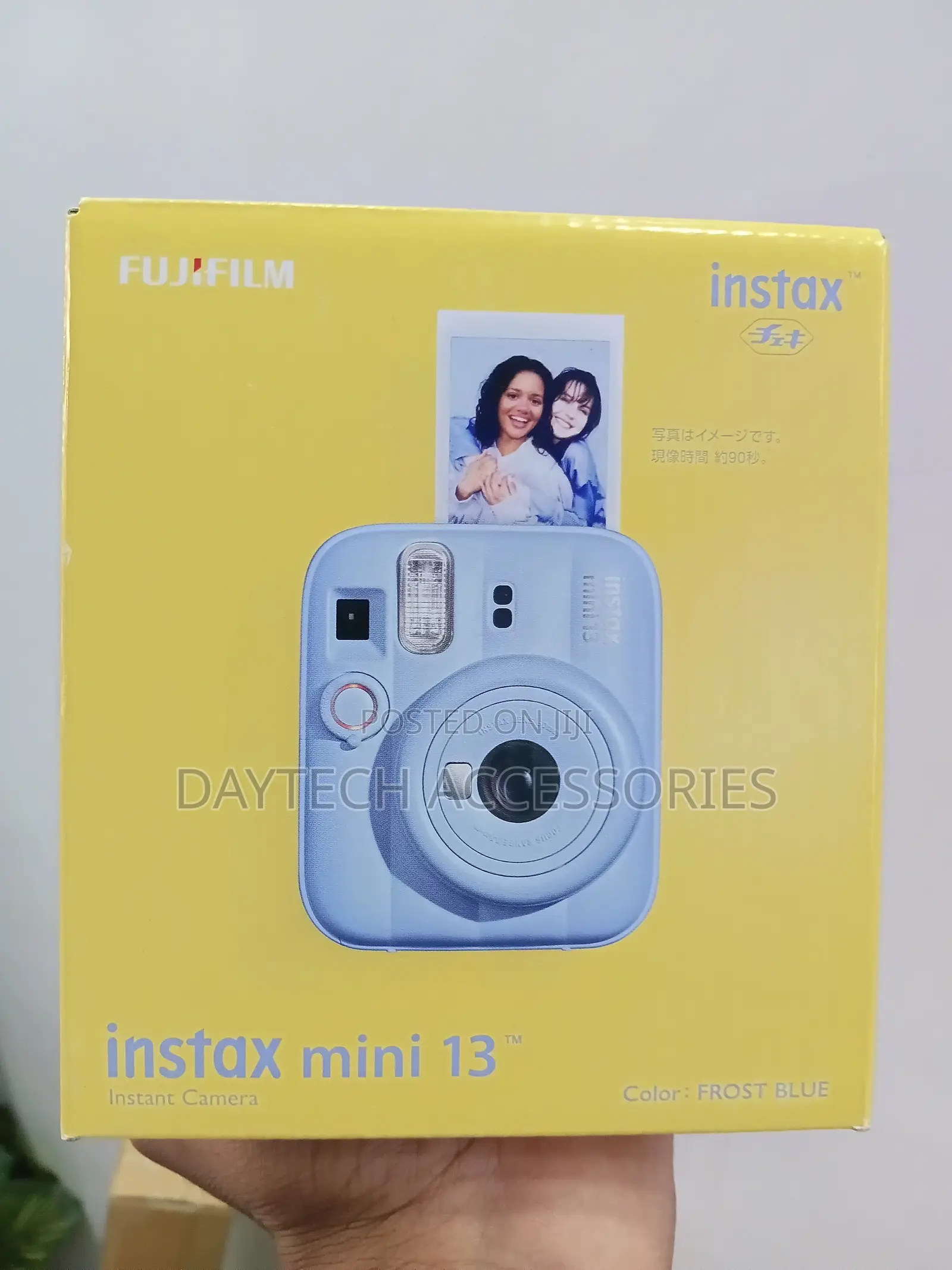 Fujifilm INSTAX Mini 13 Instant Camera in the Frost Blue Color.