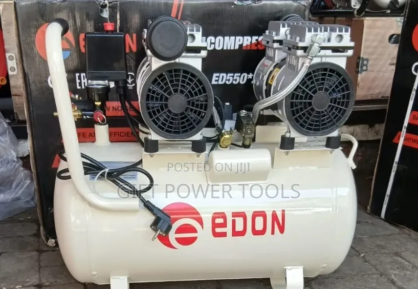 Edon Silent Compressor With Two Motors 50l/50l Edon Silent Compressor
