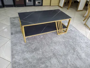 Coffee Table With Gold Frame