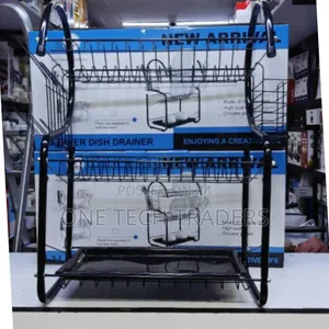 Dish Rack 3 Tier - Black