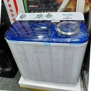 Hisense 7.5kg Washing Machine Semi Automatic, Twin Tub