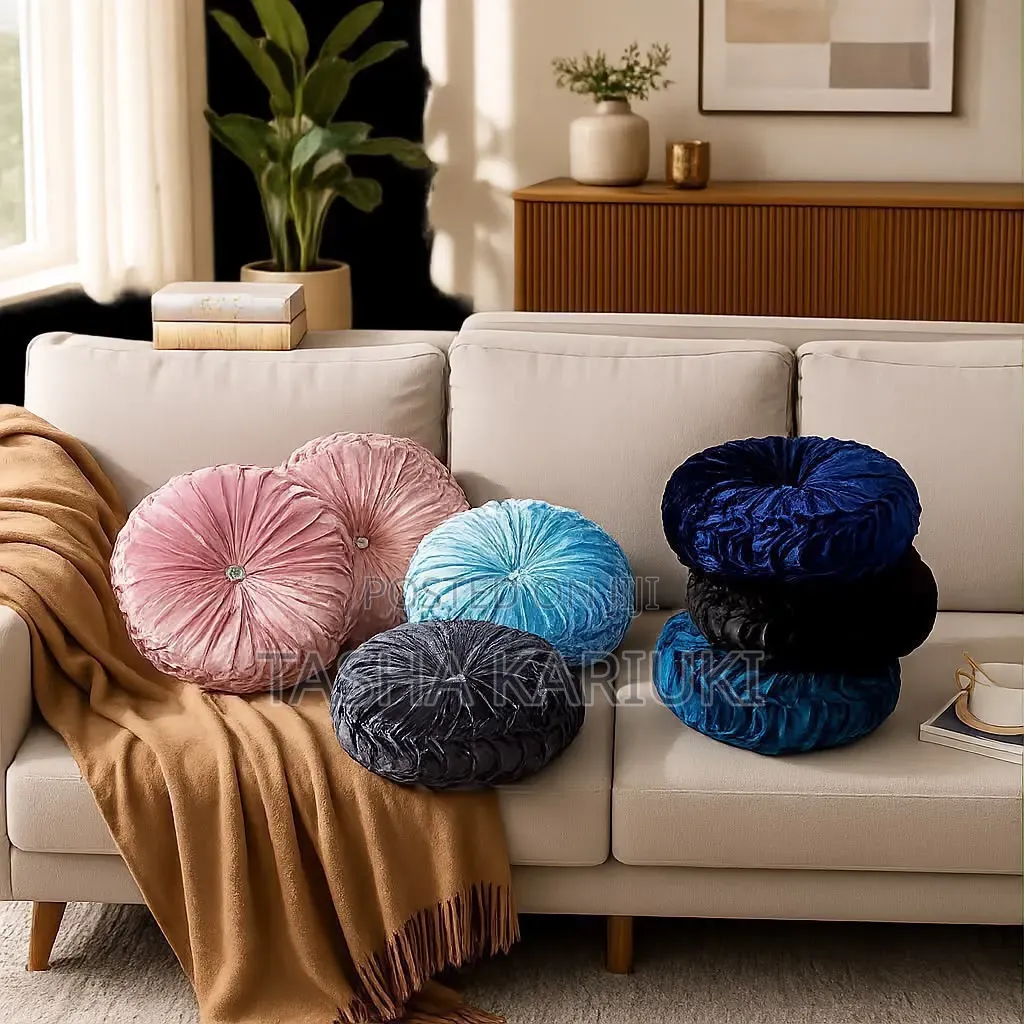 Big Size European Round Pillow/ Sofa Lumbar Support _ Spa