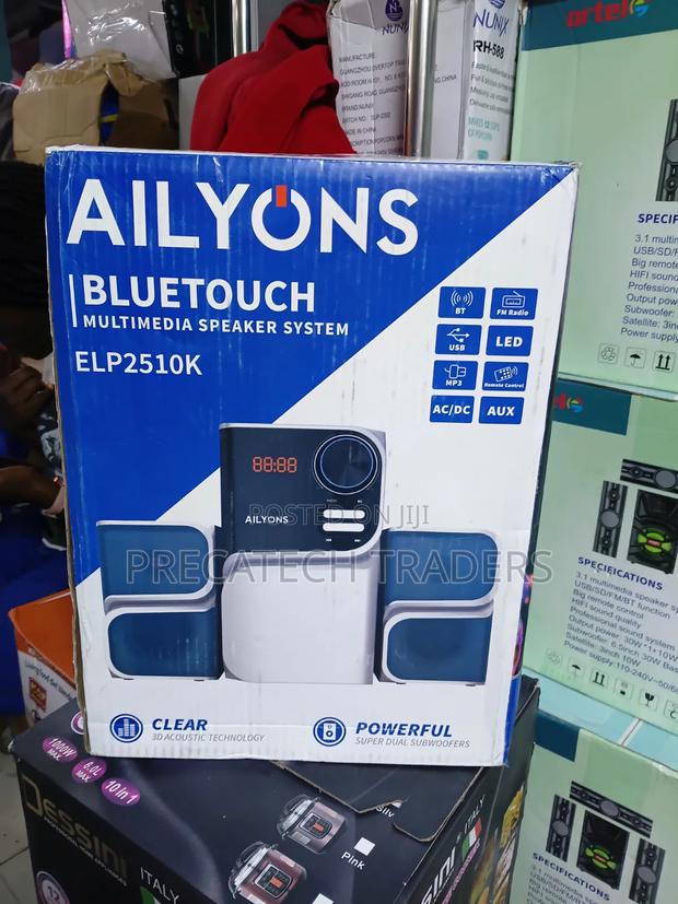 Woofer,,,Ailyons ELP2510K Bluetooth Multimedia Speaker System - main view