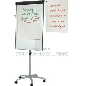Portable Wheeled Flipchart Stand 90cmx60cm