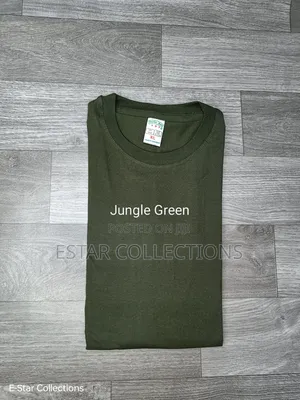 Green Shades Heavyweight Round Neck T-Shirts