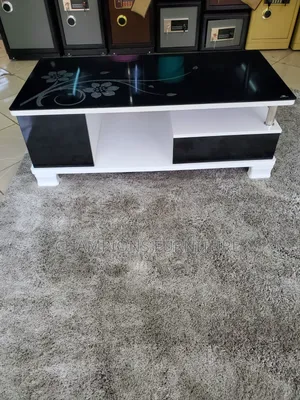 Tempered Glass Coffee Table With Storage