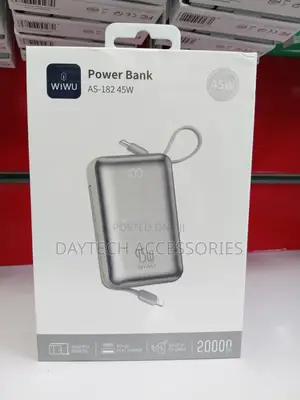 WiWU Galaxy Pro Max 20000mAh Power Bank (Model AS-182).