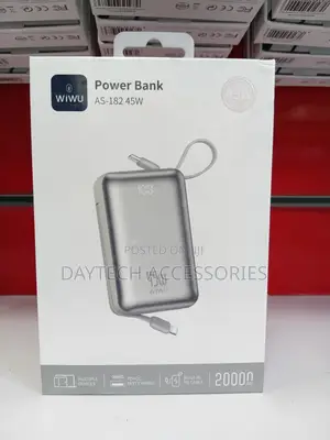 WiWU Galaxy Pro Max 20000mAh Power Bank (Model AS-182).