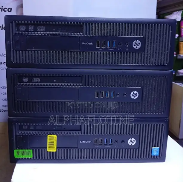 Refurbished 'HP Pro-Desk 600 G1 Core I5-4gb RAM, 500GB HDD-3.2GHz
