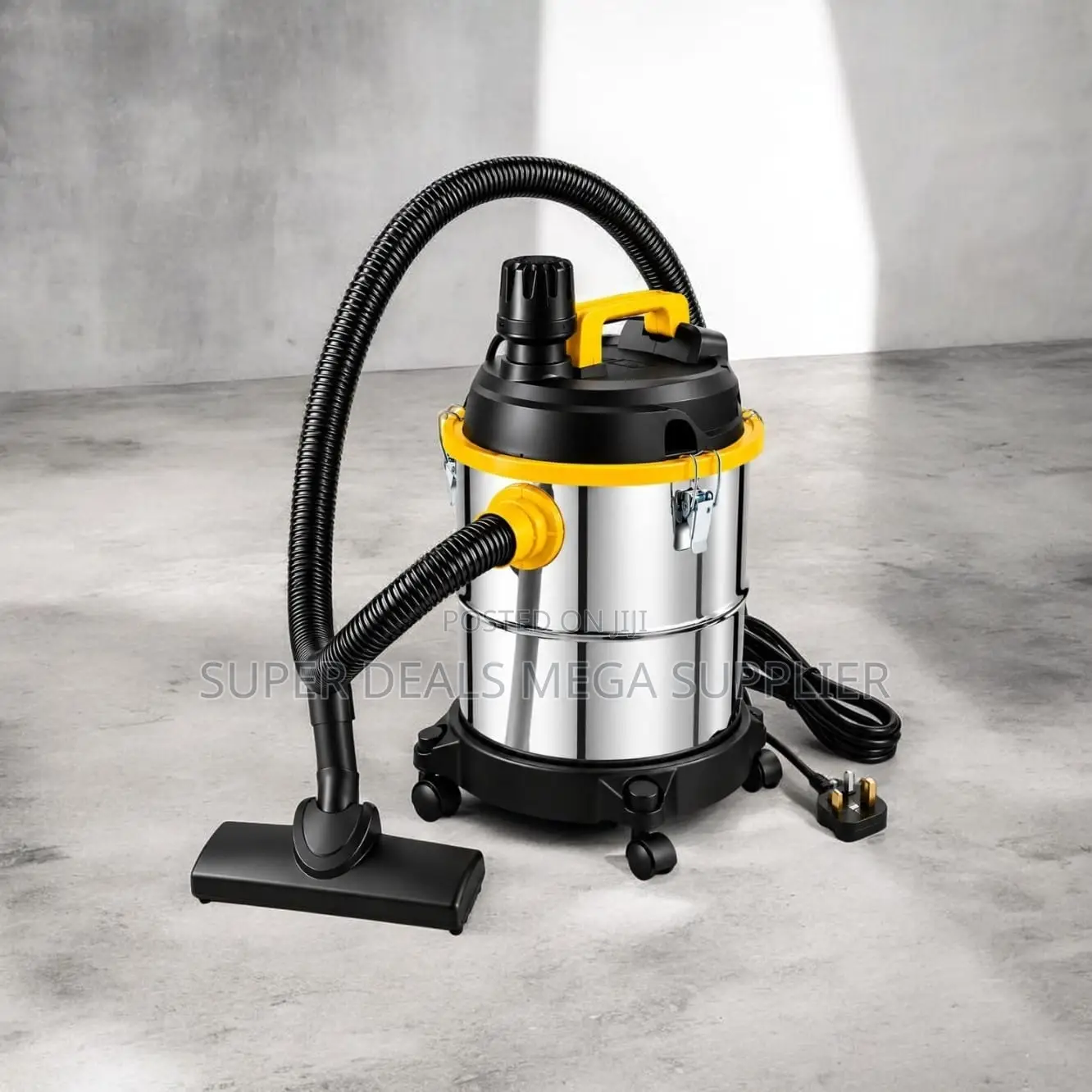 Garage Cleaning Wet Dry Vacuum Cleaner With Stainless Steel Tank