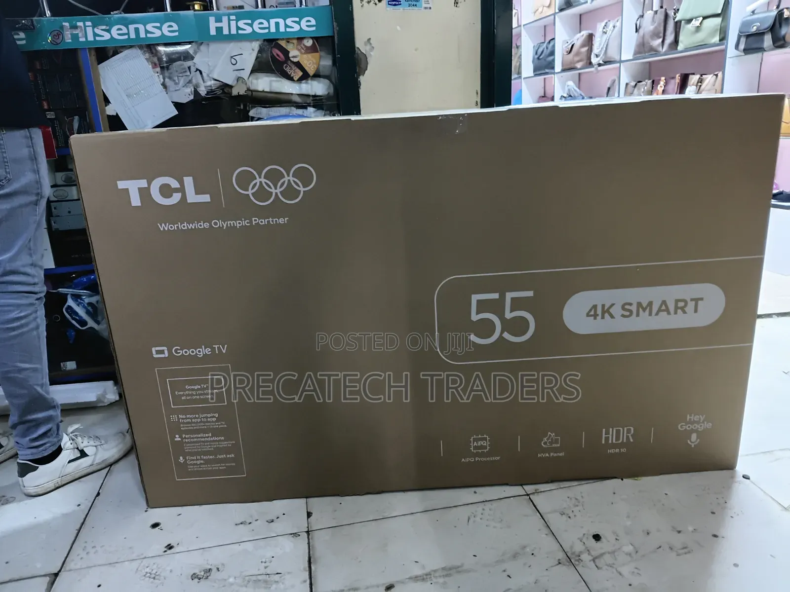 TCL 55" Uhd HDR Smart TV With Google TV