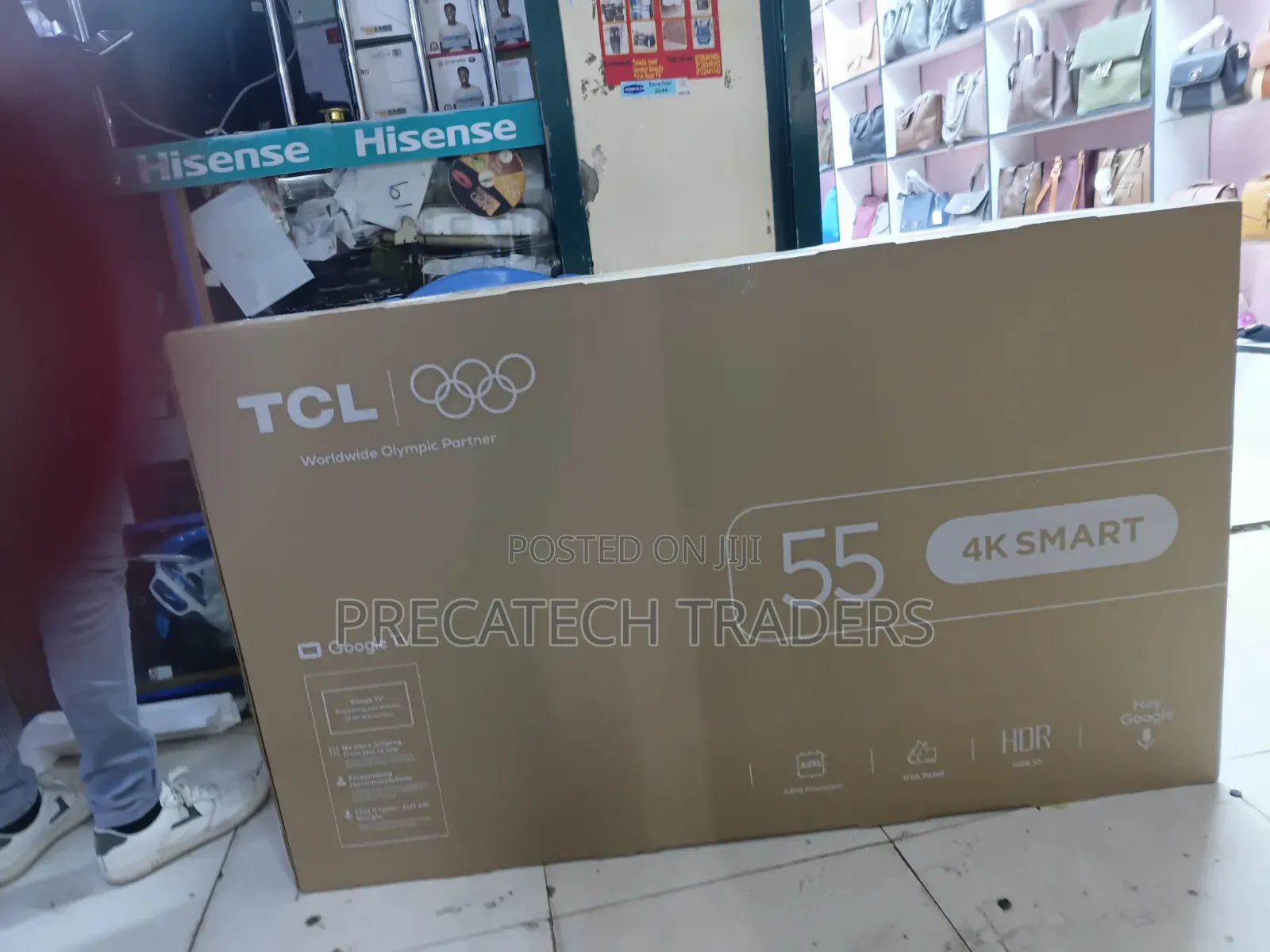 TCL 55 Inch Smart TV With HDR10 Voice Control