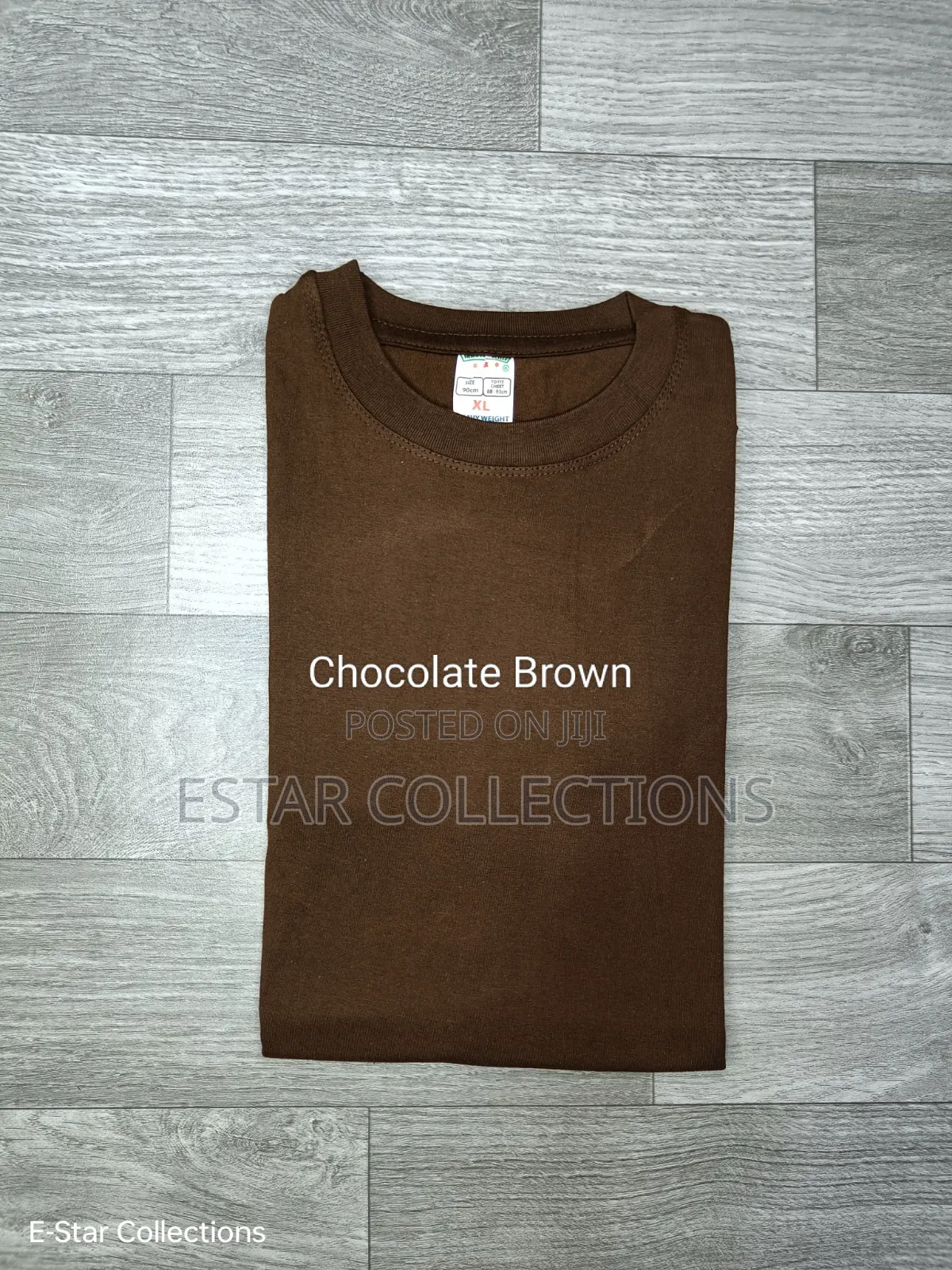 Beidge and Chocolate Brown Heavyweight T-Shirts