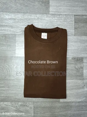 Beidge and Chocolate Brown Heavyweight T-Shirts