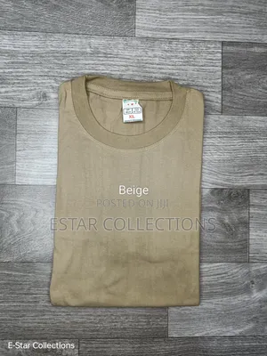 Beidge and Chocolate Brown Heavyweight T-Shirts