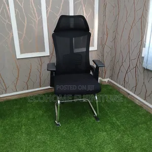 Office Chair. Chrome Base Rotation