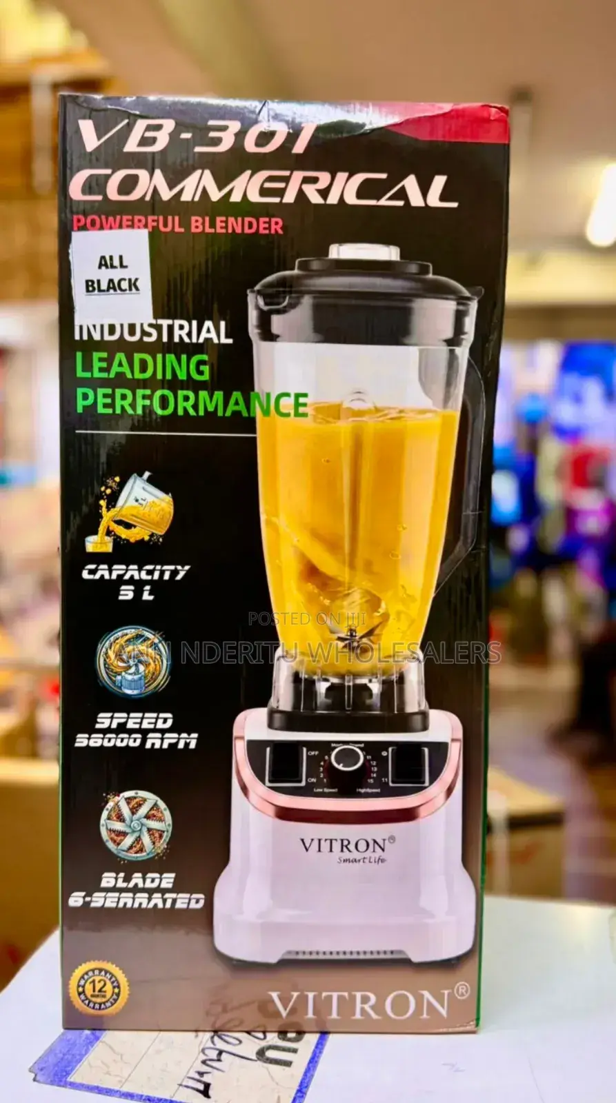 Vitron 5l Commercial Blender