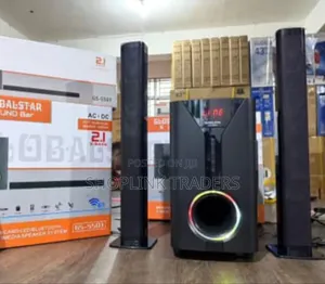 Globalstar 2.1CH Subwoofer System BT/USB/FM Tall Boy