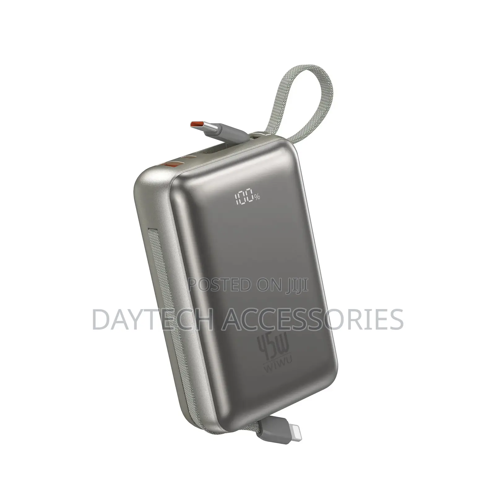 WiWU Galaxy Pro Max Power Bank AS-182 20000mAh in Black/Grey