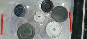 Gas Cooker Top Burner Caps and Base Hob Universal Set of 3