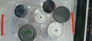 Gas Cooker Top Burner Caps and Base Hob Universal Set of 3