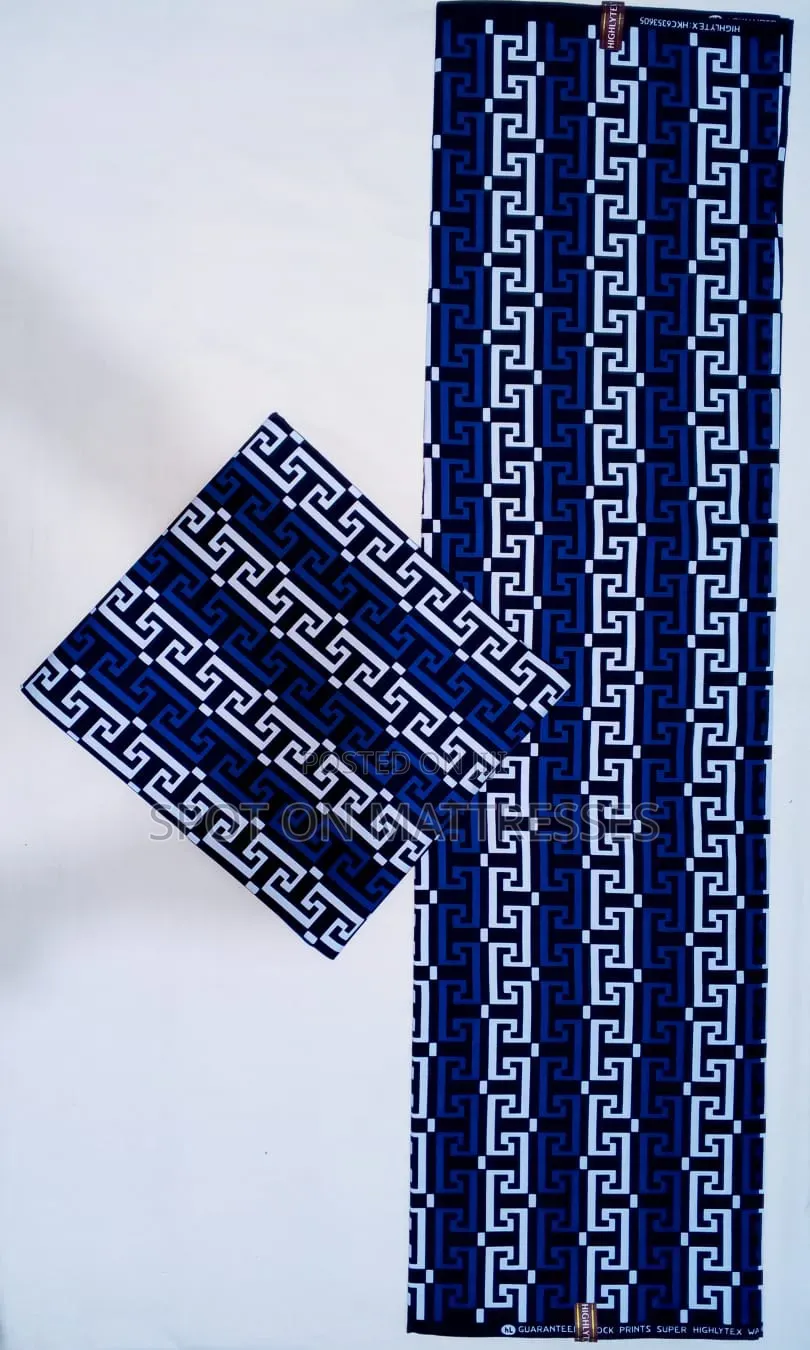 Vitenge Fabrics 100% Cotton 6yards. Countrywide Delivery Services.