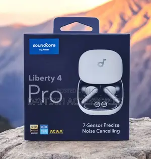 These Are Anker Soundcore Liberty 4 Pro Wireless Earbuds in Blue
