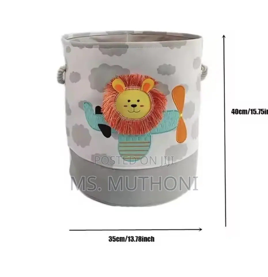 Whimsy Design Kids Room Laundry / Toys Storage Baskets