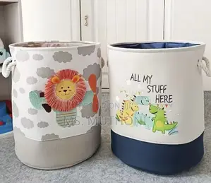 Whimsy Design Kids Room Laundry / Toys Storage Baskets