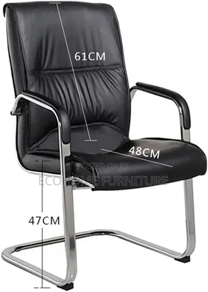 Executive Leather Visitor Chair – Cantilever Office Guest Chair