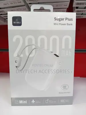WiWU Wi-P091 PD20W+22.5W Sugar Plus Mini 20000mAh Power Bank