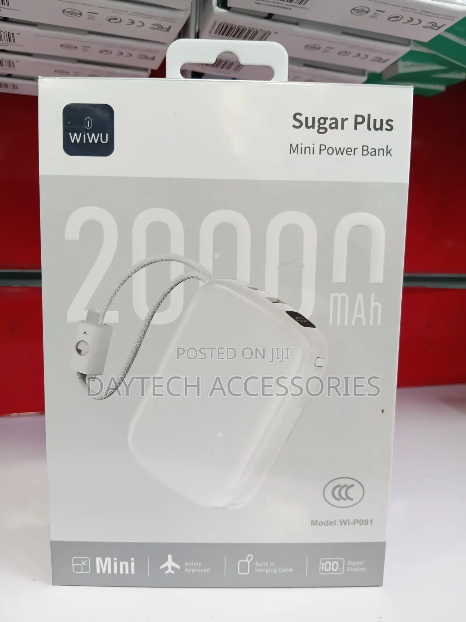WiWU Wi-P091 PD20W+22.5W Sugar Plus Mini 20000mAh Power Bank