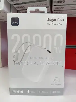 WiWU Sugar Plus Mini Power Bank (Wi-P091) – 20000mAh