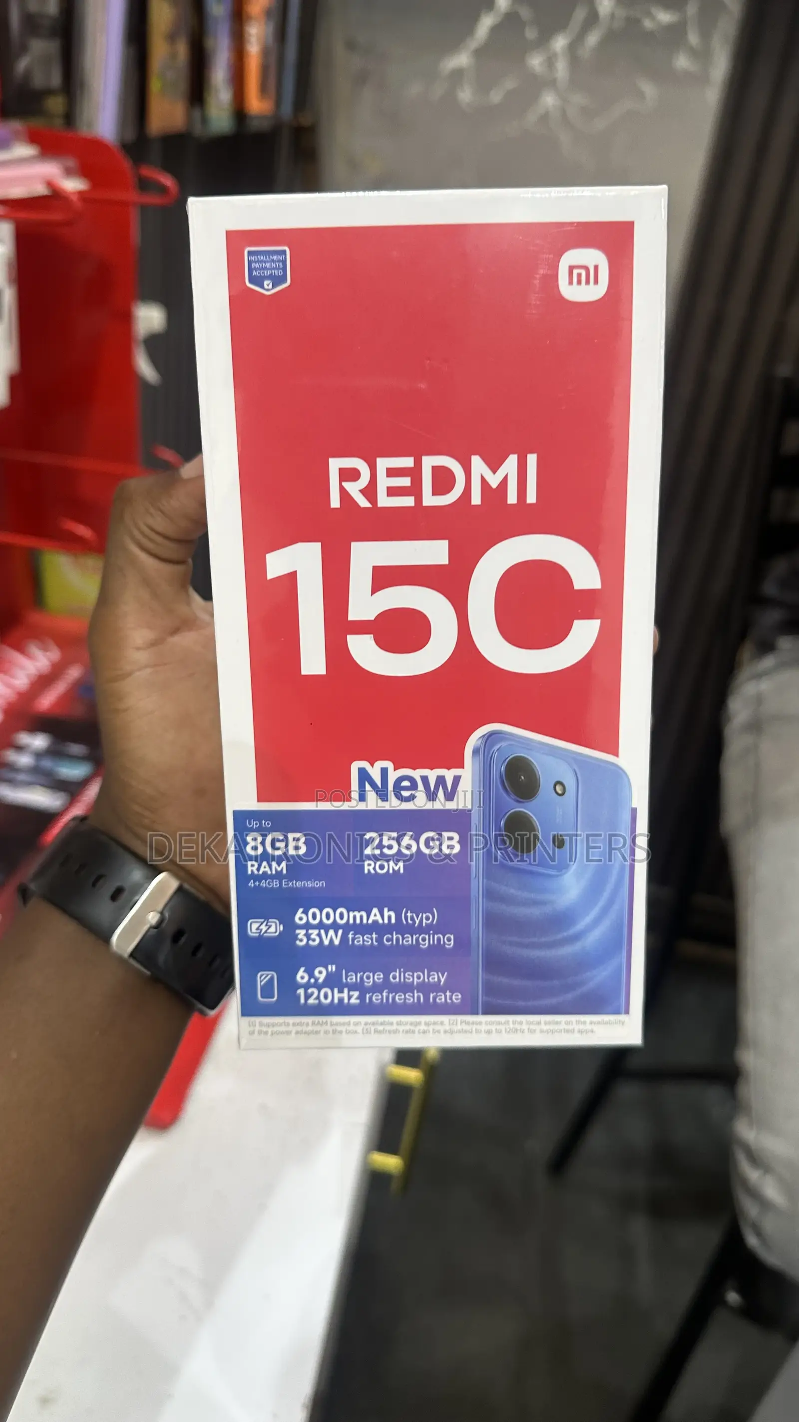 New Xiaomi Redmi 15C 4G 128 GB Black
