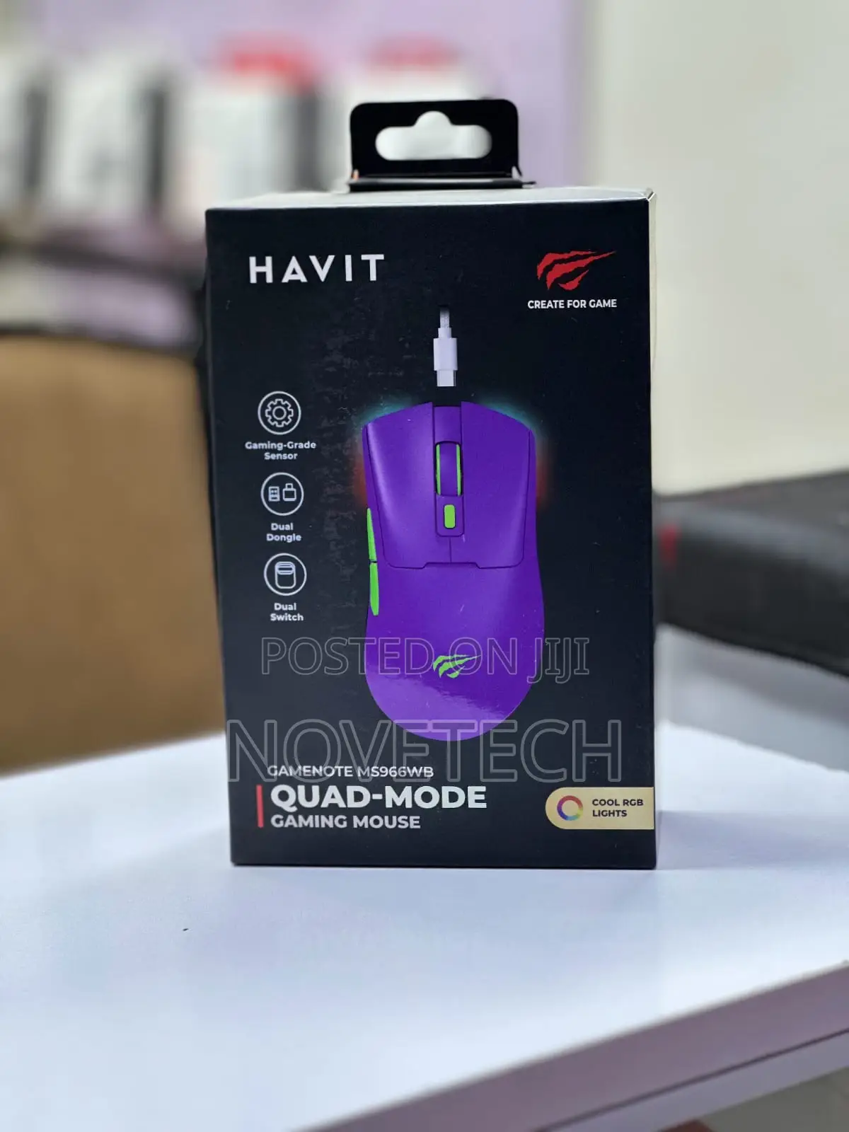 Havit MS966WB Quad-Mode Wireless Gaming Mouse
